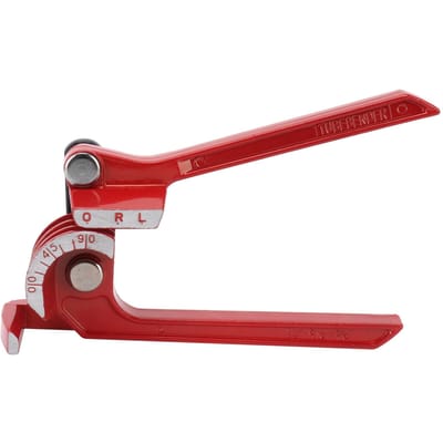 Cintreuse de tubes 3 en 1 Outils manuels de cintrage de tubes pour 6 mm 8 mm 10 mm 3 fentes 90 degrés Cintreuse de tubes red