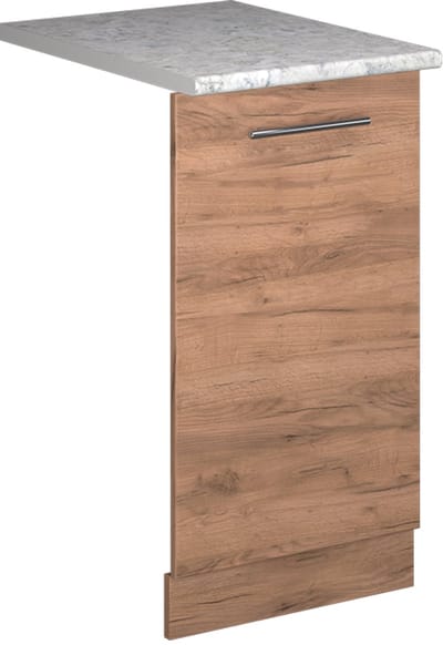 Vicco Fame-Line Vaatwasserfrontpaneel – 45 cm, WB Marmer Krachtige eik goud