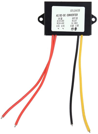 ONF3 - AC24V-DC12V Power Supply - Spanningstransformator - Brandwerende behuizing - 3A - Voor Auto Audio - Waterdicht - Geschikt voor LED en Motor