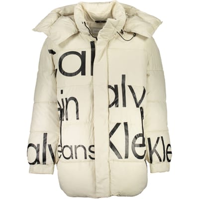 Calvin Klein Heren Beige Polyester Jas