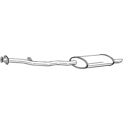 Geluiddemper achter BOSAL 283-285