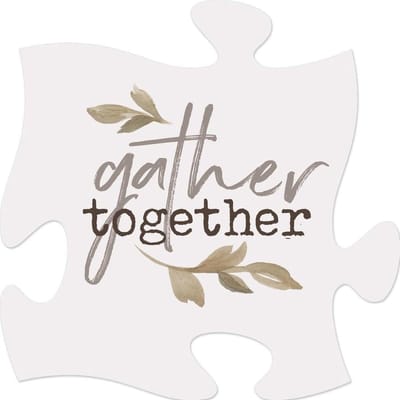 Puzzelstuk 15cm  Gather Together