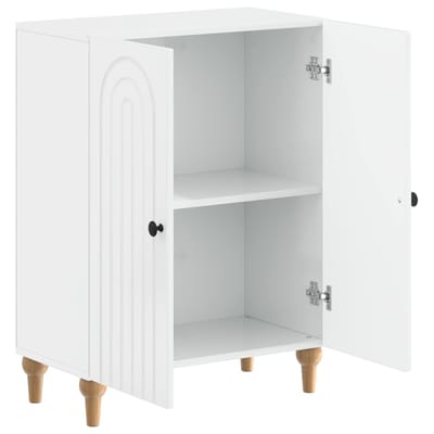 vidaXL - Badkamer - Opbergkast - ALKMAAR - Hoogglans - Wit - 59,5 - x - 31 - x - 80 - cm