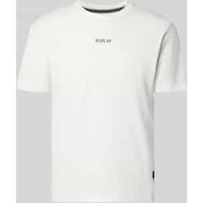 Replay Heren T-Shirt regular fit Wit L Ronde Hals Volwassenen