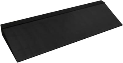 Squat Wedge Block - Trainingswig Kuitblok - Onderlichaam Trainen - Antislip Ontwerp - 50.3 x 16.6 x 5.7 cm - Zwart