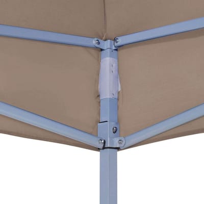 Partytentdak - Tentdak - Feestelijke Bijeenkomsten - Waterdicht Pvc Coating - 4x3 Meter - Taupe