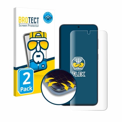 BROTECT - Screenprotector voor Samsung Galaxy S25 - Folie Beschermfolie transparant volledig dekking - 2 Stuks