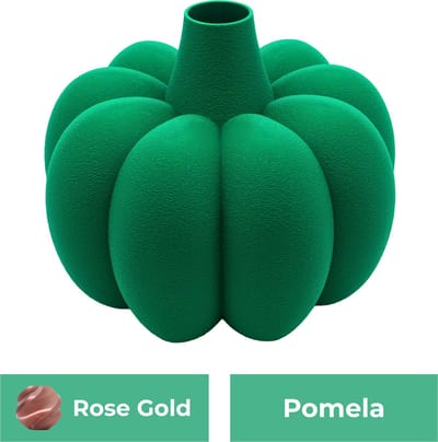 Pomela organische vaas – Decoratieve vaas - Rose Gold - 3d geprinte vaas – geschikt voor droogbloemen - :hoogte:
