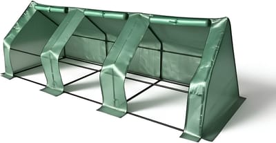 Awtools Serie AW67615 - Mini Kweekkas - 295x95x95cm - Stalen Constructie - PE Folie - Ventilatie Openingen