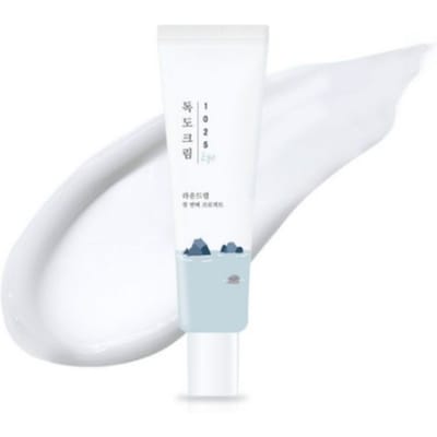Crème Yeux ROUND LAB 1025 Dokdo 30ml – Soin Hydratant et Raffermissant pour les Cernes, les ridules et la zone sèche sous les yeux white
