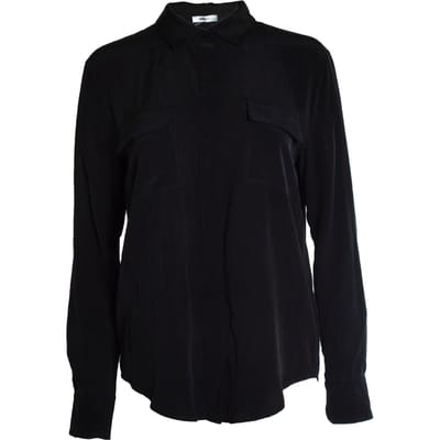 Anine Bing, zwarte shirt met zakken