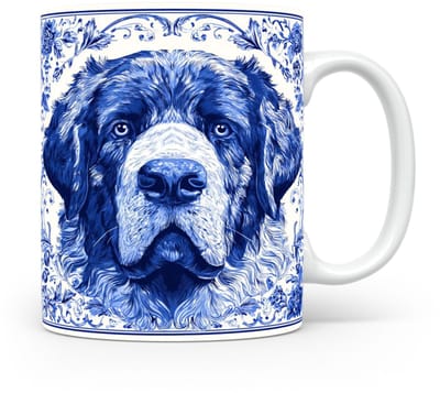 Mok Leonberger Beker voor koffie of tas voor thee, cadeau voor dierenliefhebbers, moeder, vader, collega, vriend, vriendin, kantoor, opa, oma, hond, kerst, sinterklaas, verjaardag