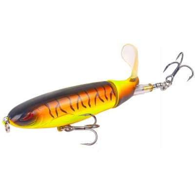 Popper Flopper Wobbler - Topwater Vangst voor Snoek, Baars & Meerval