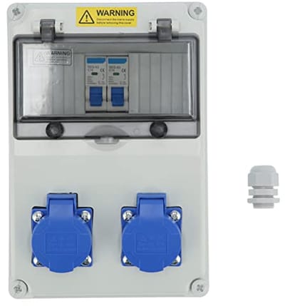 Wandverdeler 16A met IP65 Bescherming - Stroomverdeler voor Wandbevestiging