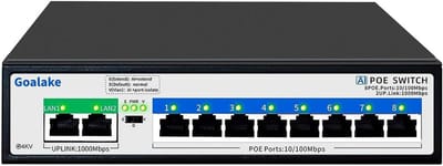 8-poorts PoE-switch voor Cloudbeheer met 120W en Verse Netwerkuitbreiding