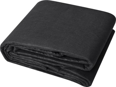 10x100ft 8oz Niet-Geweven Geotextielstof, Heavy Duty Onkruidbestrijding Bodembedekking voor Opritten, Landschappen, Modderpoelen, Zwart