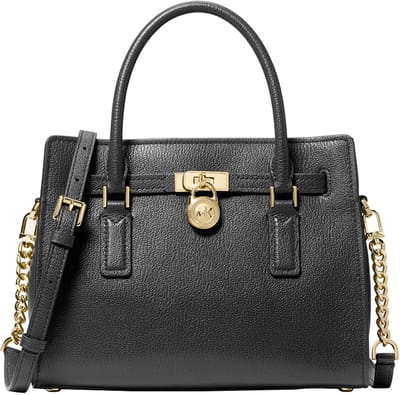 Michael Kors Hamilton Moderne Medium Handtas Dames - Leer - Zwart