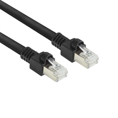ACT Zwart 2 meter S/FTP CAT7 PUR flex patchkabel snagless met RJ45 connectoren (CAT6A compliant) FB8502