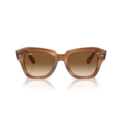 lunettes de soleil RB2186 STATE STREET 49 140351 Ray-Ban brown