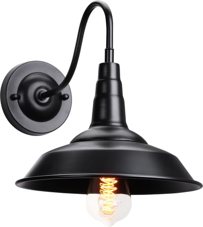 Wandlamp Industrieel Woonkamer Wandverlichting Binnen Retro E27 Binnenwandlamp Slaapkamer Zwart