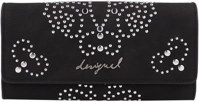 Desigual portemonnee Poker Face Mone Mariona Long Wallet Black zwart