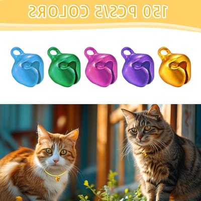 Kleine kleurrijke belletjes voor ambachten - 150 stuks metalen belletjes voor sieraden, feestdecoratie en knutselprojecten