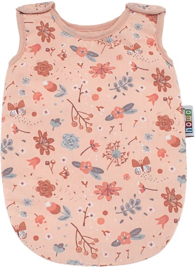 howa Speelgoed Poppen Slaapzak tot 48cm "miniflowers" abrikoos 29624