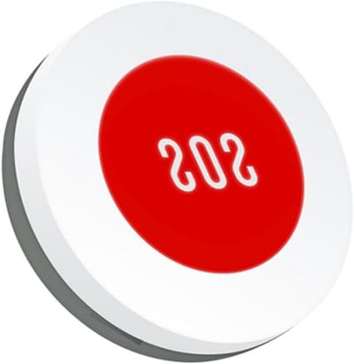 Noodknop - Alarm knop - Ouderen helpen - Smart Home Connectie - 2 stuks - Wit Rood