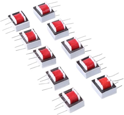 SnelShoppen - 10-delige Audio Isolatie Transformator Set, Hoge Efficiëntie 600:600 Ohm 1:1 EI14 Isolatie Transformatoren voor Audio Toepassingen