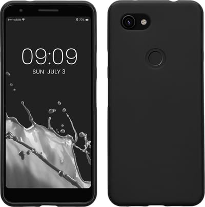kwmobile telefoonhoesje geschikt voor Google Pixel 3a - Hoesje voor smartphone - Back cover in mat zwart