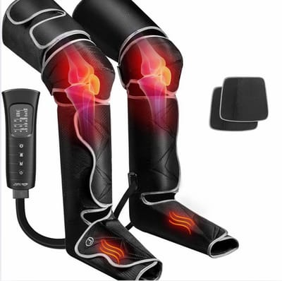 Beenmassageapparaat luchtcompressie - bloedsomloop kuitbeen voetmassage - verlichten van beenpijn spiervermoeidheid oedeem - vrouwen - 6 modi 3 intensiteiten