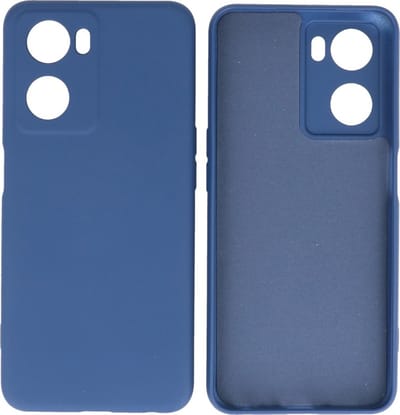 Fashion Backcover Telefoonhoesje - Color Hoesje - Geschikt voor Oppo A57s - A77s - A77 4G - Navy