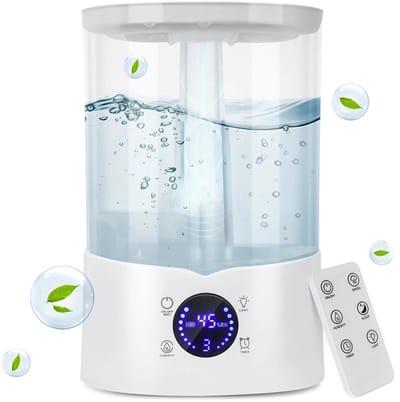 Seth Select Luchtbevochtiger 4L – Voor Grote Ruimtes – Tot 30 uur gebruikstijd – Aroma Diffuser – 300 ml/u - Geurverspreider – Wit