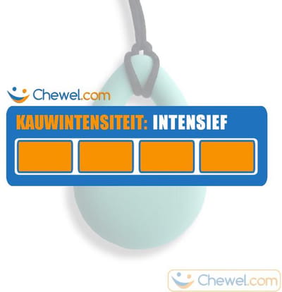 Bijtketting Kauwketting | Druppel | Chewelry | Zachtgroen | Chewel ®