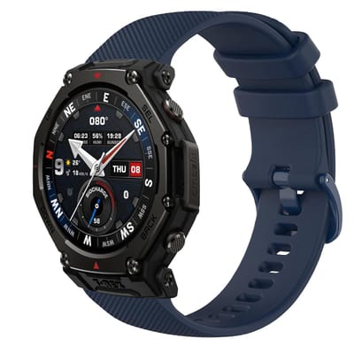 Dailygoods - Zachte Siliconen Horlogeband 22 mm voor Sportieve Activiteiten