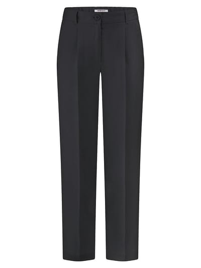 Enkellange broek Van Peter Hahn zwart