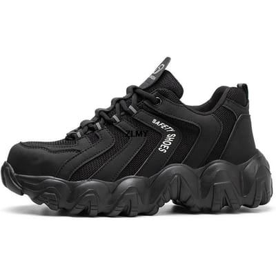 Nieuwe Dames Veiligheidsschoenen Stalen Neus Sneaker Platform Werkschoenen Lichtgewicht Anti-perforatie Anti-plet Veiligheidslaarzen Dames Werklaarzen 37
