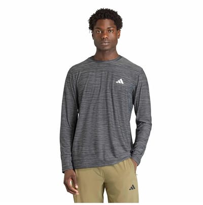 Adidas Workout Essentials Flex T-shirt Met Lange Mouwen Zwart S Man