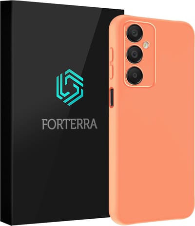 Hoesje Geschikt voor Samsung Galaxy A16 - Sterk & Shockproof - Siliconen Case - Hoes Cover - Perzik