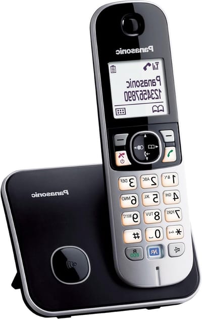 Draadloze Telefoon - Huistelefoon DECT - Thuis Bellen - Handsfree Bellen - 120 Nummers - Grijs