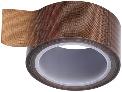 Dailygoods- Glasweefseltape Hoge Temperatuur - PTFE Tape - Isolatietape - 10 Meter - Anti-veroudering - Kreukvrij Materiaal