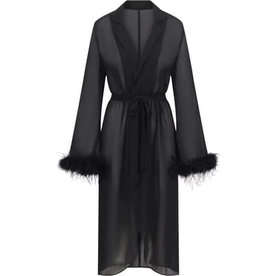Ostrich Feather Rocket Dress Dames Balou