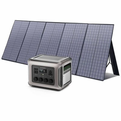 ALLPOWERS Zonnegeneratorset 2500W (R2500-V2 + SP037 400W zonnepaneel) - R2500-V2+SP037 400W zonnepaneel
