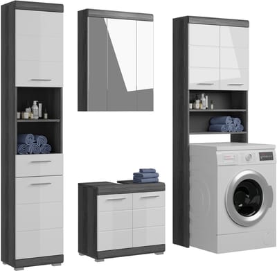 xonox.home badkamermeubel Scout rookzilver imitatie 190x191x34 cm