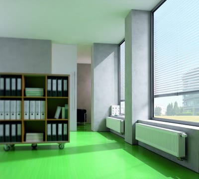 Kermi Profiel ventielradiator Type 11 400x400mm Ventielpositie rechts FTV110400401R1K