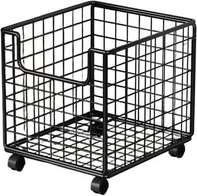 Generisch Keukenwagen, ijzeren keukentrolley op wielen, 360 graden roterende keukenopbergwagen, capaciteit, organizer voor bar, wasruimte, keuken, fruit, tafel, voorraadkamer, fruitmanden