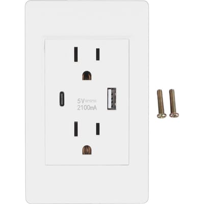 Stopcontact USB Type C Wandcontactdoos Multifunctioneel Hoge Veiligheid Stopcontact voor Thuis