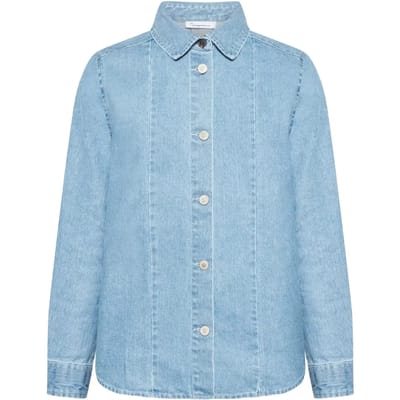 Dames denim shirt met lange mouwen KnowledgeCotton Apparel GOTS/Vegan