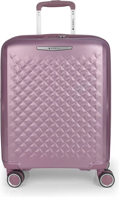 Gabol Queens 4 wielen Cabinewagen S 54 cm met uitbreidingsplooi - Harde bagage - TSA slot - lila