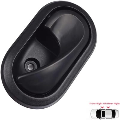 Poignée de porte intérieure BDP600 noire pour portes avant ou arrière droite Dokker 12-On, Lodgy 12-On, Duster 09-On, Sandero 12-On, Logan 12-On
